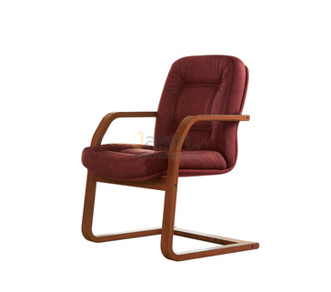 Офисный стул Косма/В Кожа стандартная/база дерево