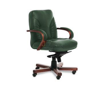 Кресло для руководителя TANGO B кожа+кож.зам.