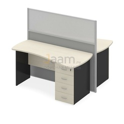 Мебель для персонала Столы и перегородка ПК-СТС-КОМП№22