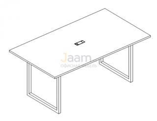Стол для переговоров Стол для переговоров на металлокаркасе QUATTRO Б4 123 БП