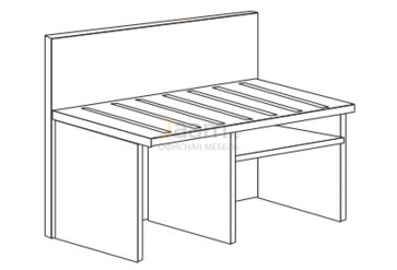 Мебель для гостиниц Стол багажный левый R5119