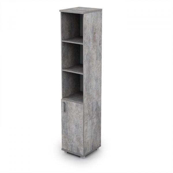 6П.005.2 Пенал для документов высокий открытый (400x450x2116) (Basalt)