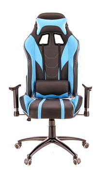 Кресло игровое Lotus S16 Экокожа Голубой