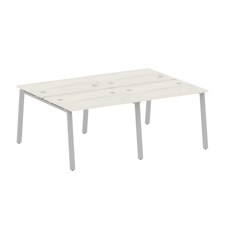 Рабочая станция на 4 рабочих места на А-образном м/к Metal System Style БА.СМ-4.1 2000x1475x750