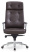 Кресло руководителя _DAO коричневый кожа крестов. алюминий