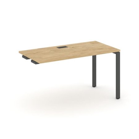 Стол-приставка к опорным элементам SN-6P.OPRS-004 (1580х600х750) (Тиквуд Светлый/Металл Антрацит)