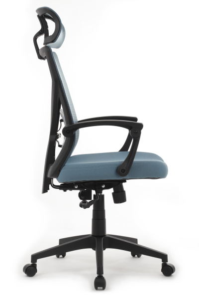 Офисное кресло Oliver RCH W-203AC Черный пластик | Синий