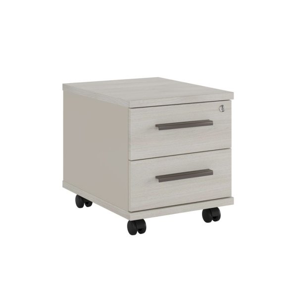 Тумба подкатная с 2 ящиками New Line NLN36330221 406x525x452 (Дуб шамони светлый)