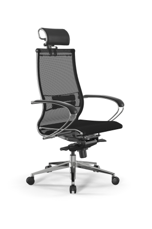 Кресло для руководителя Метта Samurai L2-5K - TS /Kc00/Nc00/K2cL/H2cL-3D(M06.B32.G11.W03) (Черный)