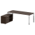 Стол для руководителя с тумбой левый БГ.СРТ-6.8 (L) 2100x1620x750