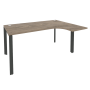 Стол эргономичный правый на П-образном м/к Onix O.MP-SA-4R 1580x1180x750