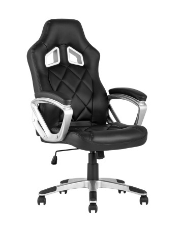 Кресло игровое TopChairs Continental черное (Геймерское кресло Continental черный)