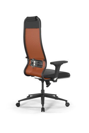 Кресло для руководителя Метта Sit 10 B1-115D - T+Extra /Um00/Wm12/D02P(M09.B11.G19.W02) (Черный | Оранжевый)