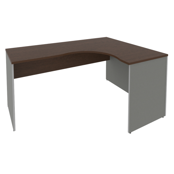 Стол криволинейный Riva А.СА-4 Пр 1600x1200x750 (Венге-Металлик)