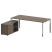 Стол для руководителя с тумбой левый БГ.СРТ-6.9 (L) 2100x1720x750