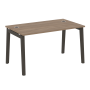 Стол руководителя на деревянных опорах Onix Wood Direct OW.SRR-3.8 1380x800x750