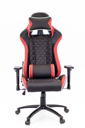 Кресло игровое Lotus S11 Экокожа Красный (Everprof Lotus S11 Экокожа Красный)