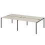 Бенч двойной на 4 рабочих места Арго-М АМБ-002-4 2400x1496x760