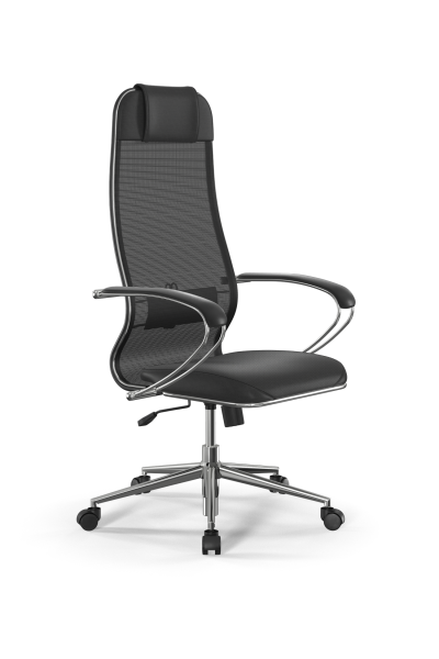 Кресло для руководителя Метта Sit 10 B1-115K - X2+Extra /Um00/Wm12/K1cL(M09.B23.G18.W01) (Черный)