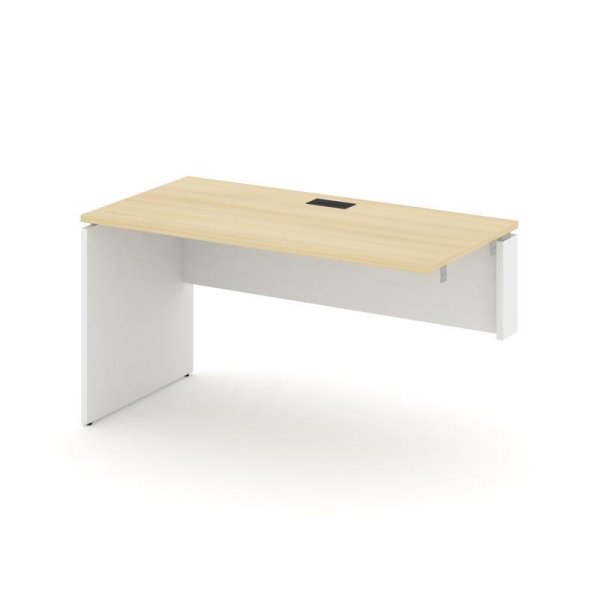 Стол-приставка к опорным элементам SN-D.OPRS-024(R) (1580х800х750) (Акация Лорка/Белый)