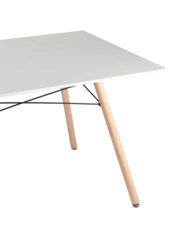 Стол DSW Rectangle белый (Стол обеденный DSW белый)