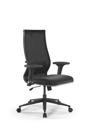 Кресло для руководителя Метта Sit 10 B2-163D - T+Extra /Km00/Wm12/D02P(M09.B11.G19.W02) (Черный)