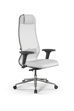 Кресло для руководителя Метта SynchroSit 10 B1-115D - X2+Extra /Um00/Wm12/D02P(M23.B23.G18.W02) (Белый)