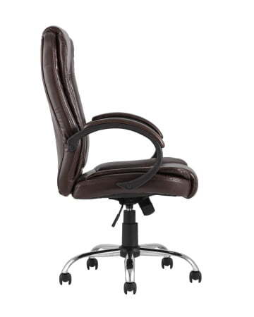Кресло руководителя TopChairs Atlant коричневое (Компьютерное кресло Atlant коричневый)