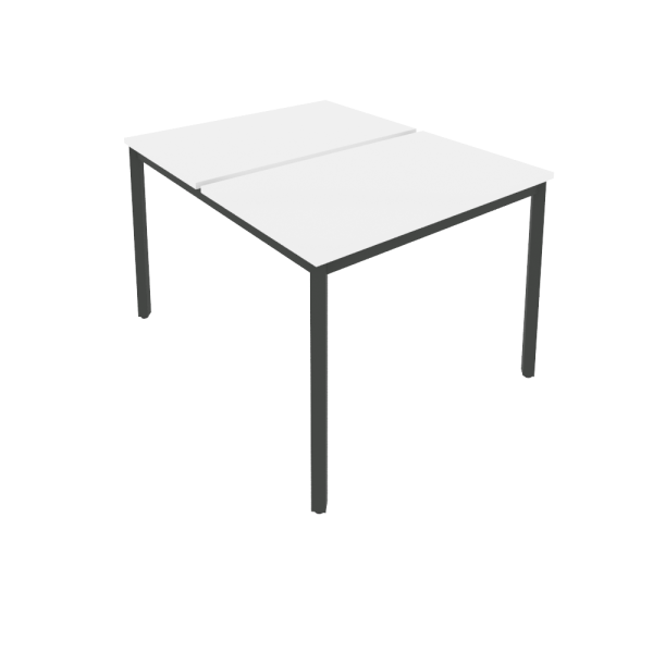 Рабочая станция на металлокаркасе Slim С.СП-3.2 980x1235x750 (Белый/Антрацит металл)