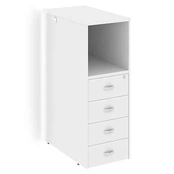 Тумба с подсветкой 4 ящика завершающая, правая Onix O.R-TV-4.SR 436x767x1185