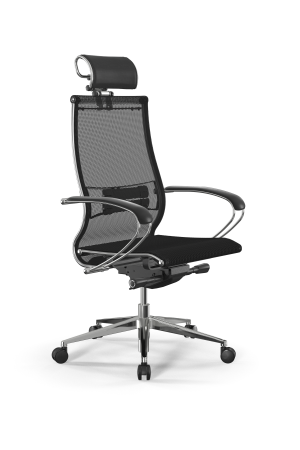 Кресло для руководителя Метта Samurai L2-5K - TS /Kc00/Nc00/K2cL/H2cL-3D(M26.B32.G25.W03) (Черный)