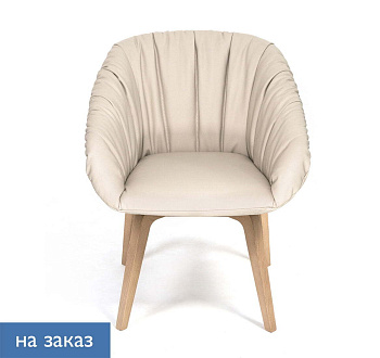 ALMA W SOFT Кресло для посетителей дерево