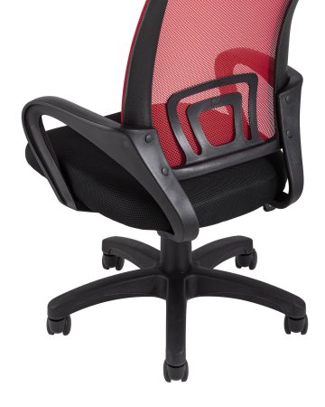 Кресло офисное TopChairs Simple красное (Компьютерное кресло Simple красный)