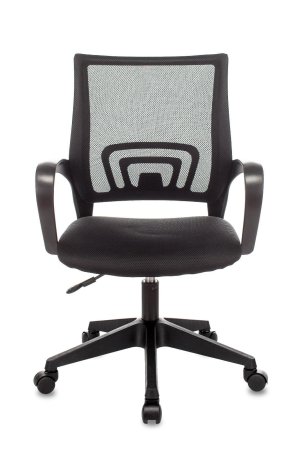 Кресло офисное TopChairs ST-Basic сетка/ткань черный (Компьютерное кресло ST-Basic черный)