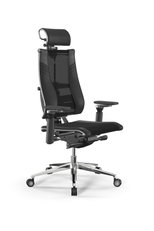 Кресло для руководителя Метта Y 4DT B2-15D - YM93+Infinity+carbon /Kc14/Nc09/D15P/H2cL-3D(M26.B35.G2 (Черный)