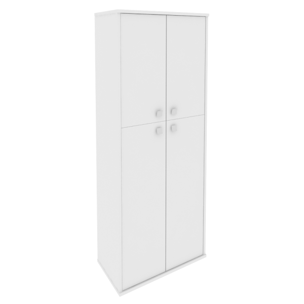 Шкаф высокий широкий Style Л.СТ-1.8 778x410x1980 (Белый)
