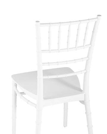 Стул Chiavari (Кьявари) пластик белый (Стул пластиковый Bride белый)
