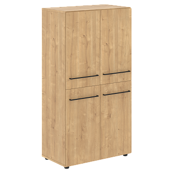 Шкаф с 2-мя комплектами глухих малых дверей LOFTIS LMC 80.4 800х430х1517