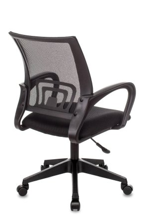 Кресло офисное TopChairs ST-Basic сетка/ткань черный (Компьютерное кресло ST-Basic черный)