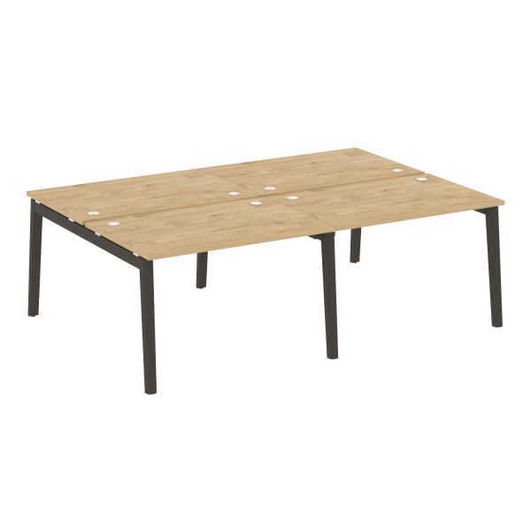 Рабочая станция на деревянных опорах Onix Wood OW.D.RS-4.2.8 2360x1635x750