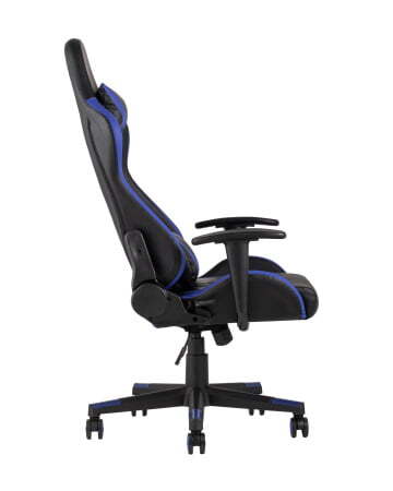 Кресло игровое TopChairs Gallardo синее (Геймерское кресло Gallardo синий)