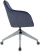 Кресло CH-380GL синий Light-27 крестов.4-луч. пластик пластик серый