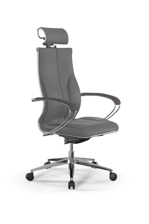 Кресло для руководителя Метта Samurai B2-11K - Infinity /Kc06/Wm06/K2cL/H2cL-3D(M26.B32.G25.W03) (Серый)