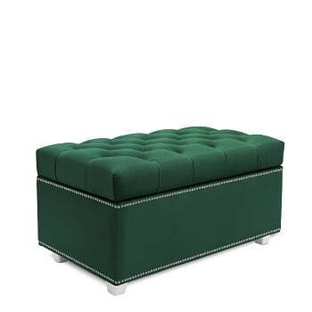 Банкетка Marcele 700 (720x420x450) Изумрудный